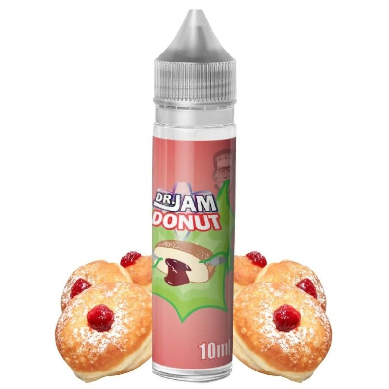 longfill smaki deserowe, e-liquid ciasto, cupcake vape juice, liquid donut - Longfill Franki Juice 10/60 - Dr. Jam Donut | Odkryj smak raju!