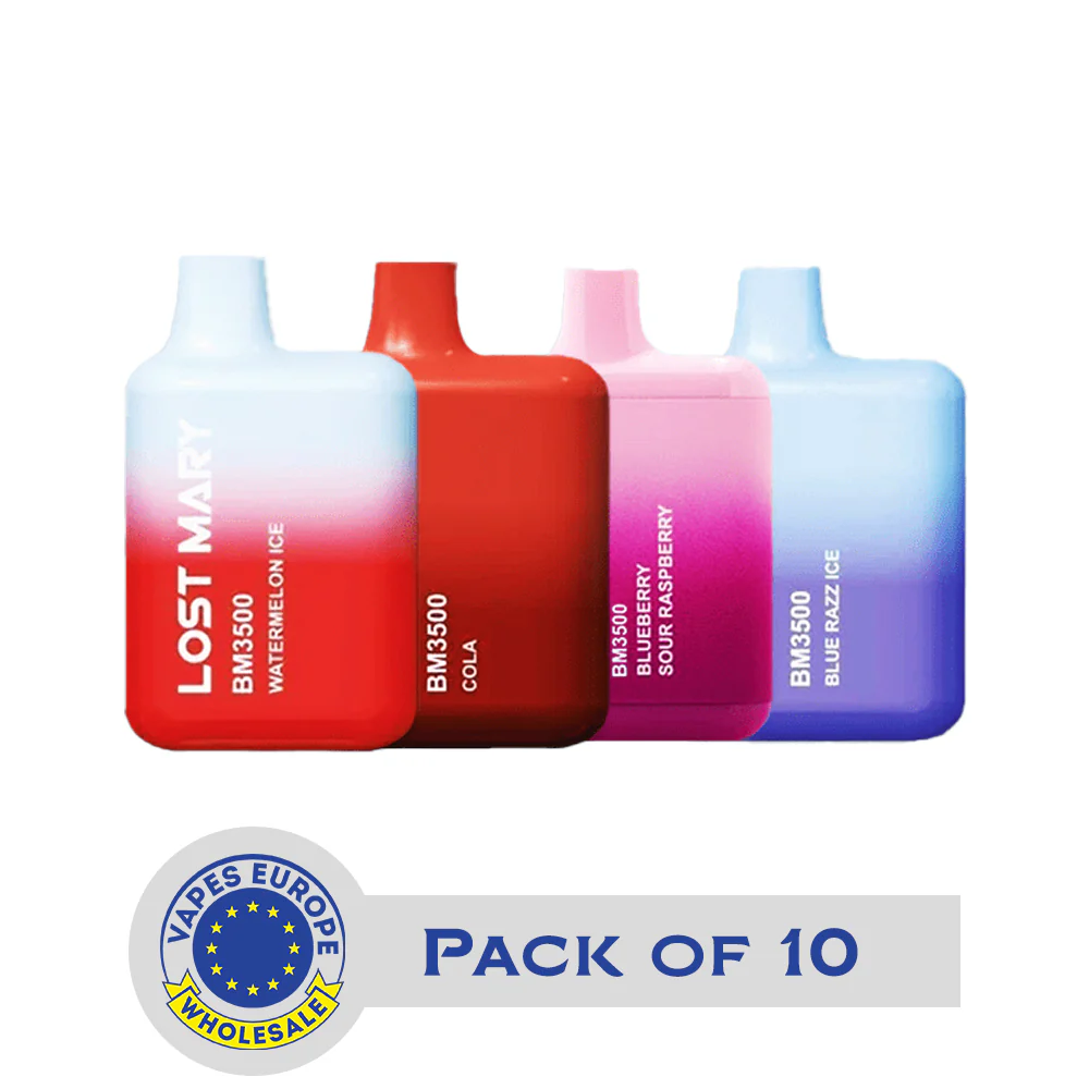 Elux Legend 3500 vs Lost Mary BM3500 boxing match, e-papierosy pojedynek, starcie waporyzatorów - Lost Mary 3500 zaciągnięć hurtem | Pudełko 10 | cena €65,29