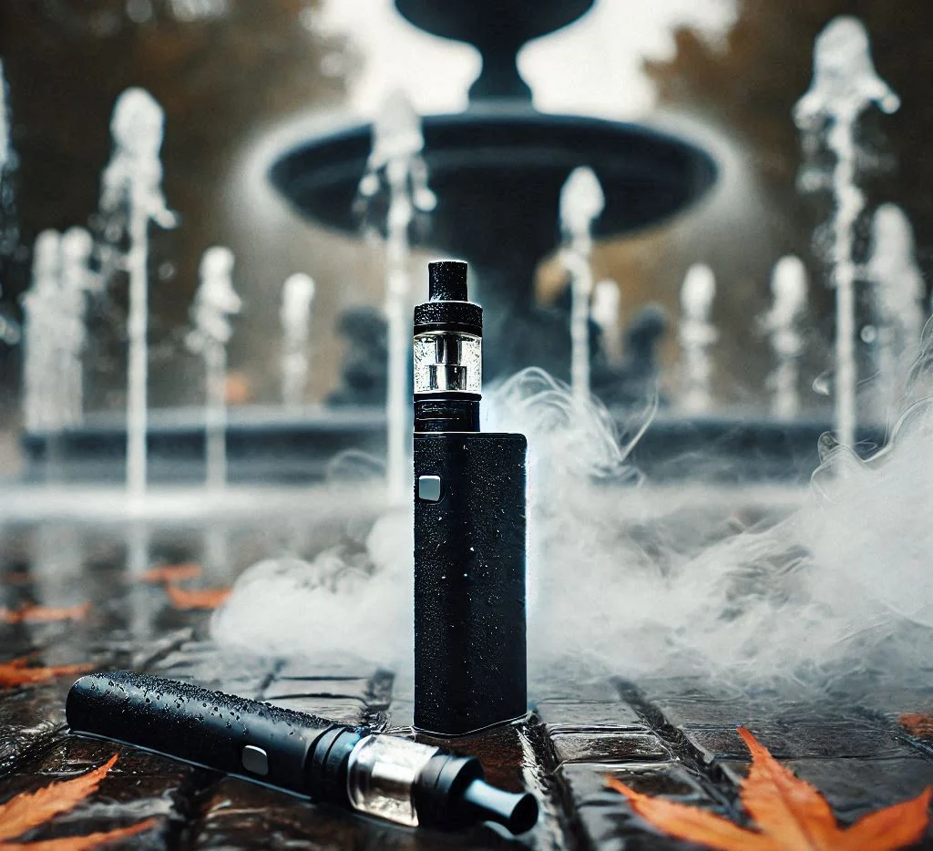 e-papieros wpadający do wody, zalany vape, ratowanie elektroniki, e-papieros w wodzie - Upuściłeś swojego vapa do wody | Co się stanie, czy to wybuchnie?