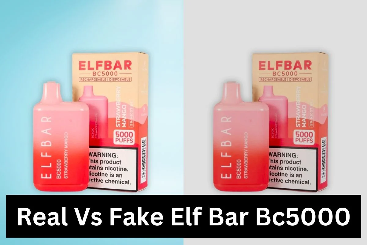 real vs fake elf bar bc5000 f6