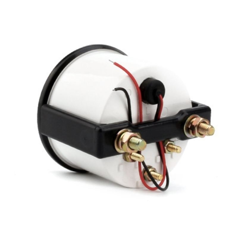 wskaźnik paliwa w samochodzie, pływak w baku, fizyczny pomiar paliwa, analogowy wskaźnik - Wskaźnik Paliwa Uniwersalny 52mm 12V z Pływakiem Czarny