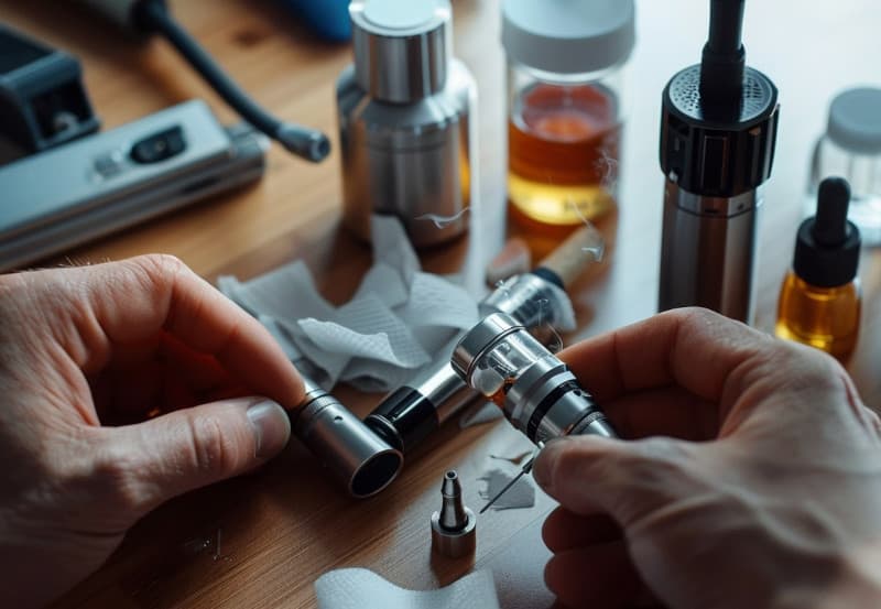 znudzenie smakiem vape, długotrwałe użycie jednego smaku, znużona osoba z e-papierosem - E papieros źle smakuje - jaka może być przyczyna? Jak temu ...