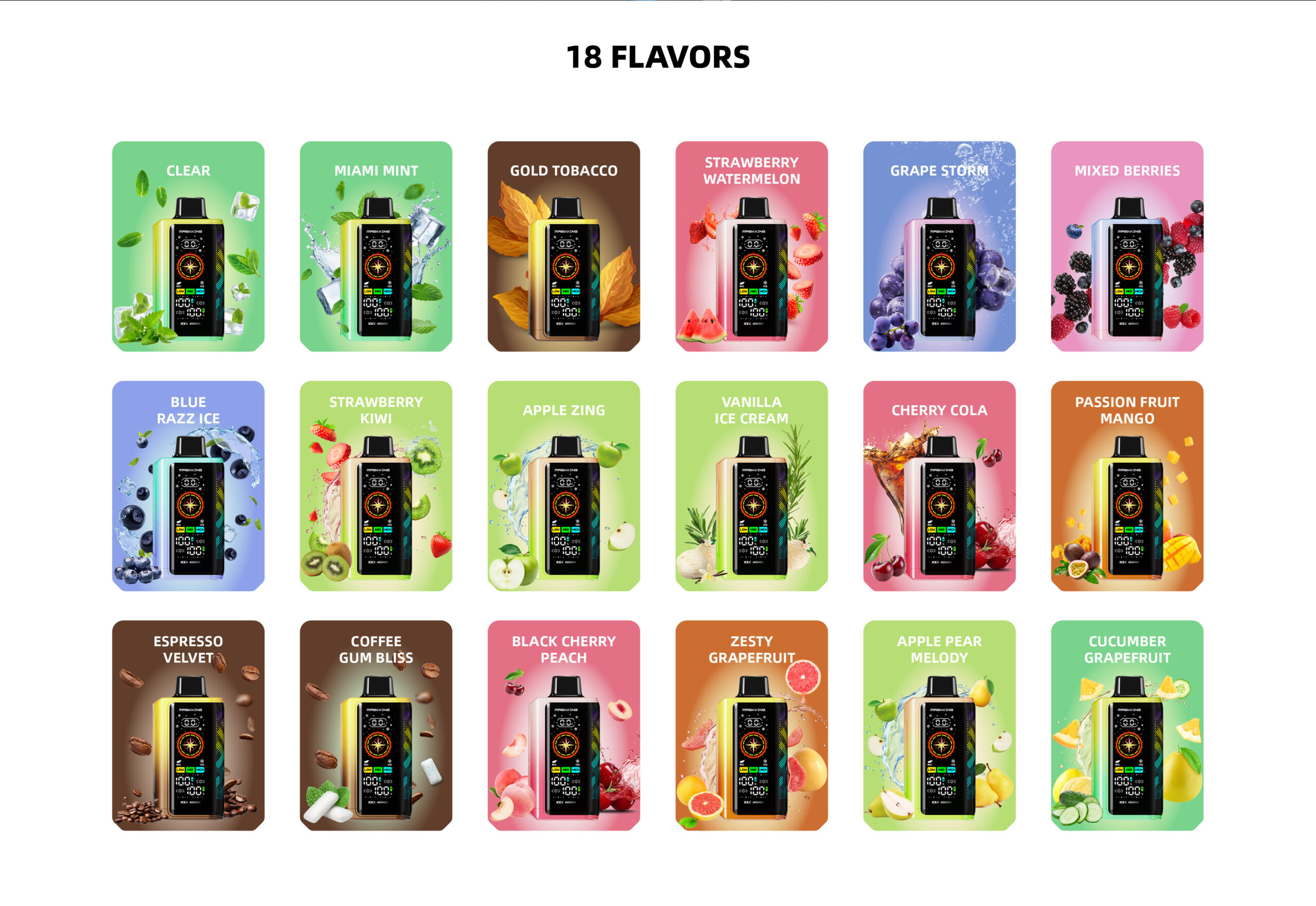 Maskking ICEX 40000, e-papieros jednorazowy, technologia Mesh Coil, duża bateria vape - Maskking ICEX 40000: Recenzja i Opinie – Rewolucja Vape 2026