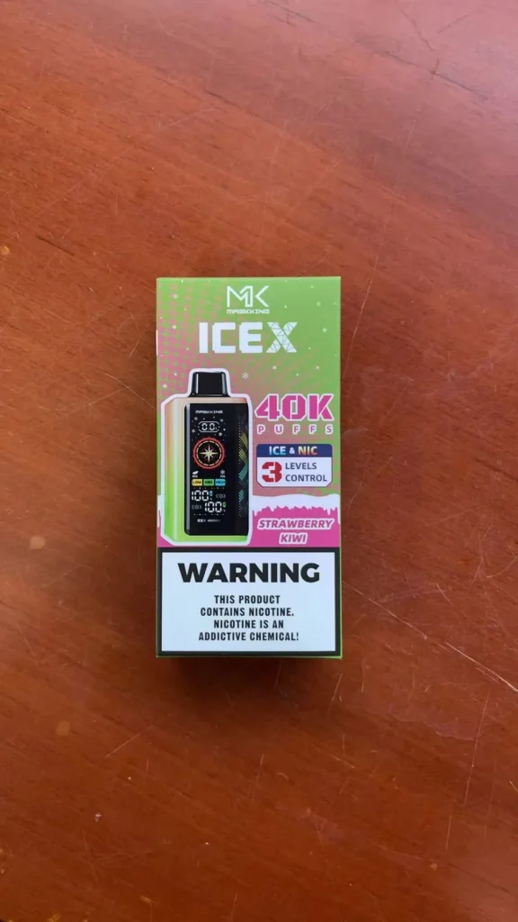 jednorazowy e papieros maskking icex 40000 3 poziomy mocy ice & nic
