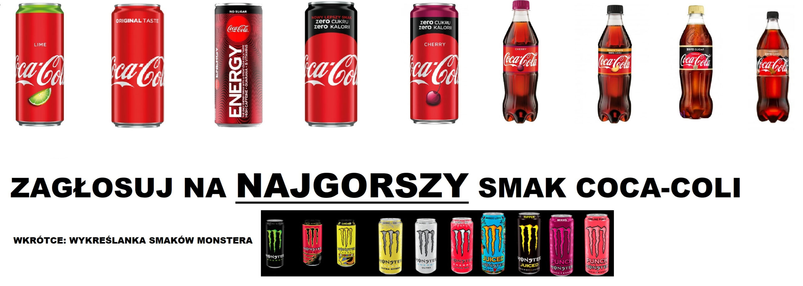 infografika porównanie smaków e-papierosa, tabela smaków vape cola, zestawienie cherry cola vs cola lime - Witam. Komentarzy o tym, że są jeszcze inne smaki coli ...