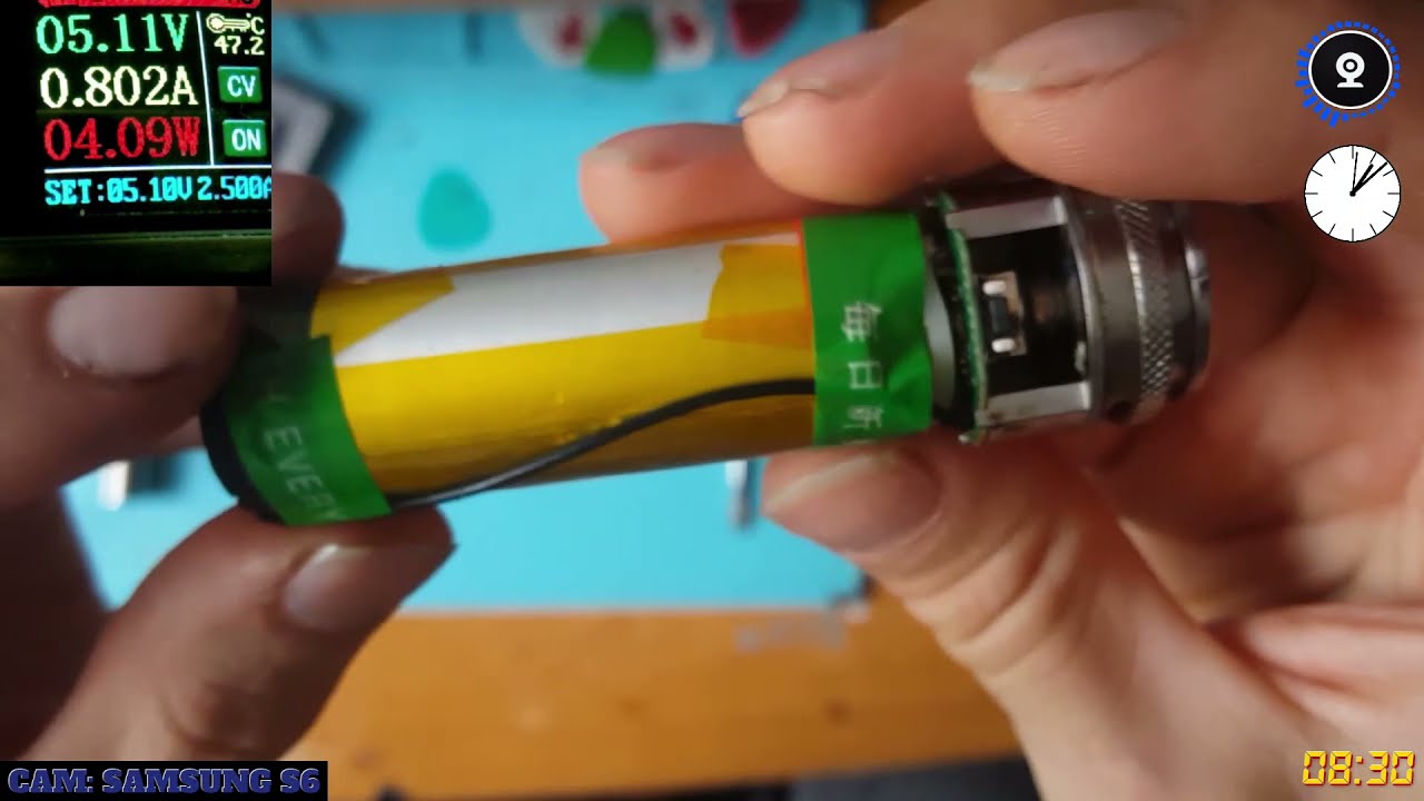 rozebrana jednorazówka e-papieros bateria, demontaż vape niebezpieczny, narzędzia do otwierania e-papierosa - SMOK - Vape Pen Plus Dissasembly Teardown Rozbiórka :) #smok #vapepenplus