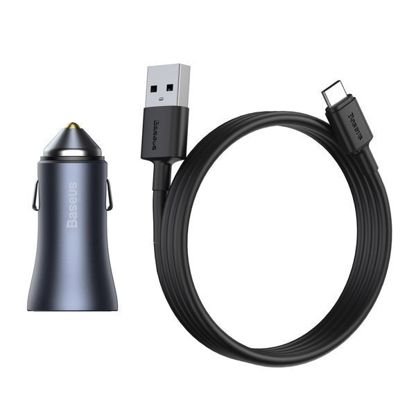 ładowarka szybka a vape, uszkodzenie vape ładowaniem, ładowanie e-papierosa USB-C - Baseus Golden Pro | Zestaw szybka ładowarka samochodowa ...