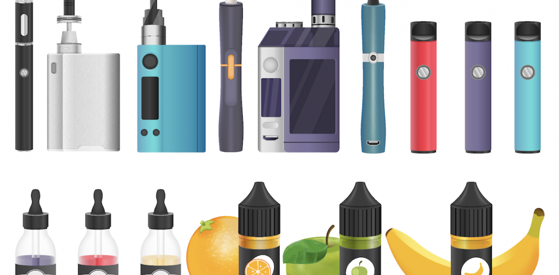 typowa polska apteka, produkty apteczne bez vape, zakaz sprzedaży e-papierosów w aptece, symbol przekreślony vape, farmaceuta i leki apteczne - Zakaz sprzedaży e-papierosów i nikotynowych saszetek ...