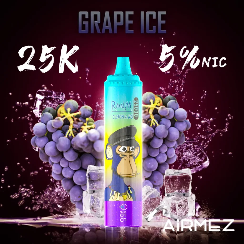 airmez tornado 25000 jednorazowy e papieros 2% – 25000 puffs | mesh coil | regulowany przepływ powietrza