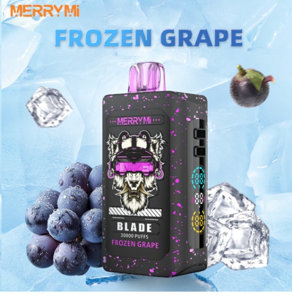 Merrymi Blade regulacja przepływu powietrza, suwak airflow vape, mechanizm MTL DTL e-papieros, detale urządzenia Merrymi - MERRYMI Blade 30000 Puffs Jednorazowy Vape - Vapico Polska