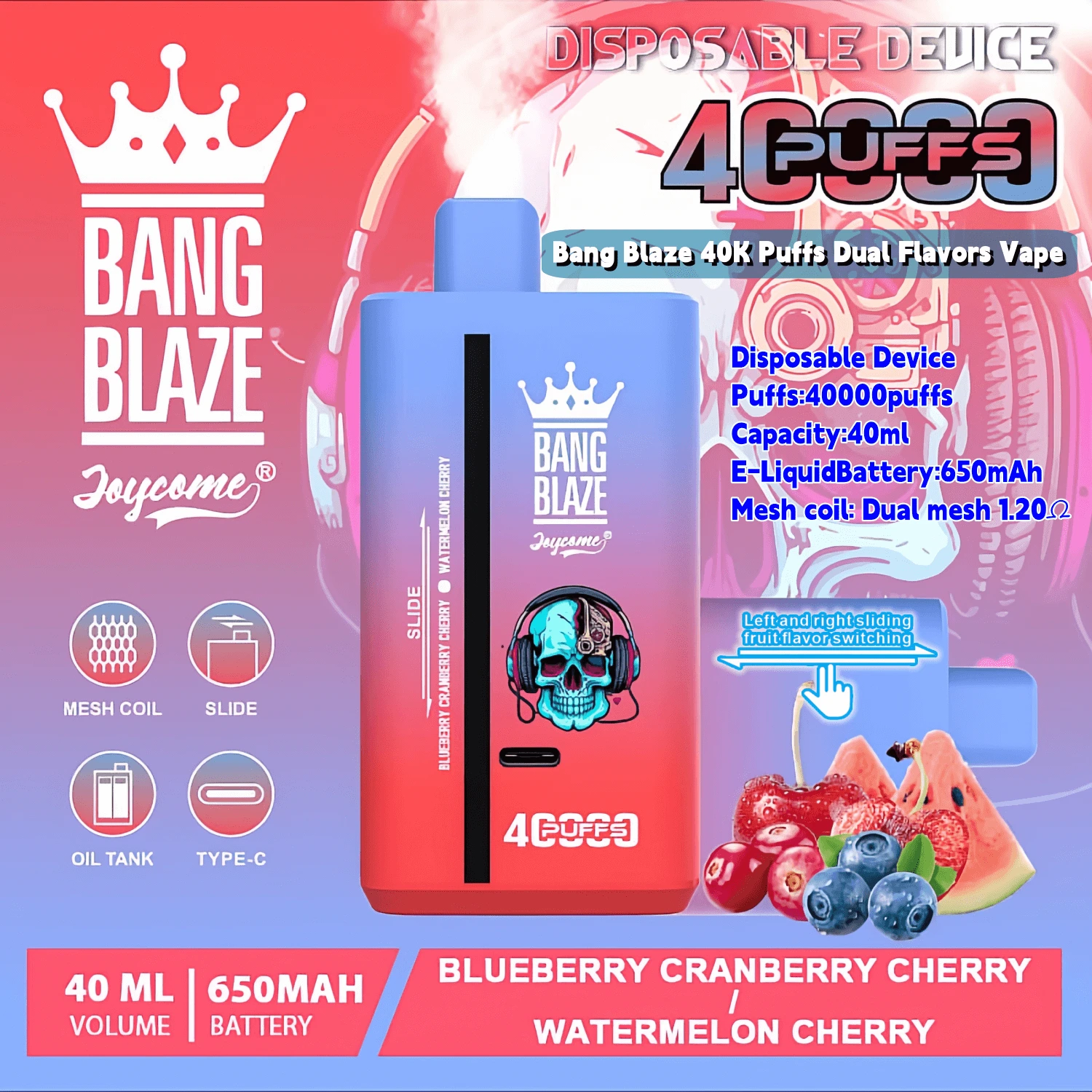 fd vape bang blaze 40000 40k p