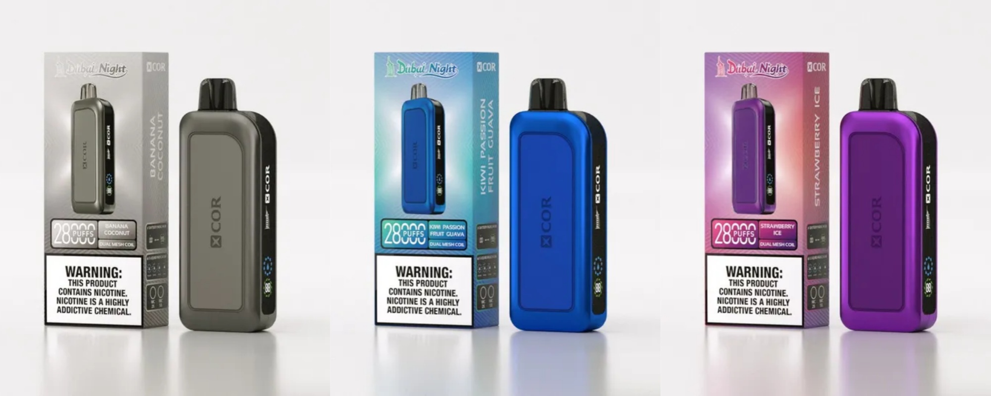 xcor dubai night 28000 puffs