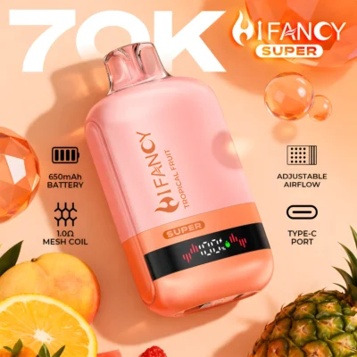 HiFancy Super 70000 Puffs - Tropical Fruit Lifestyle