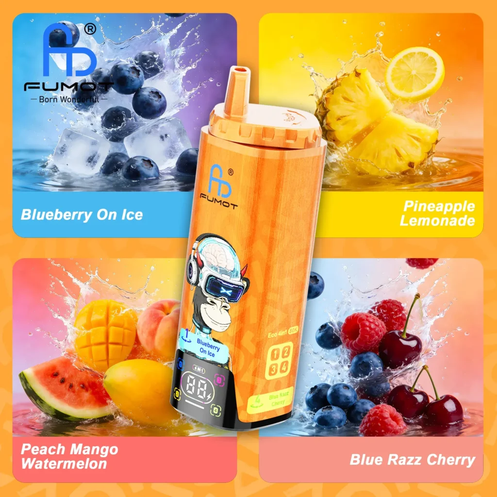 Blueberry On Ice / Pineapple Lemonade / Peach Mango Watermelon / Blue Razz Cherry