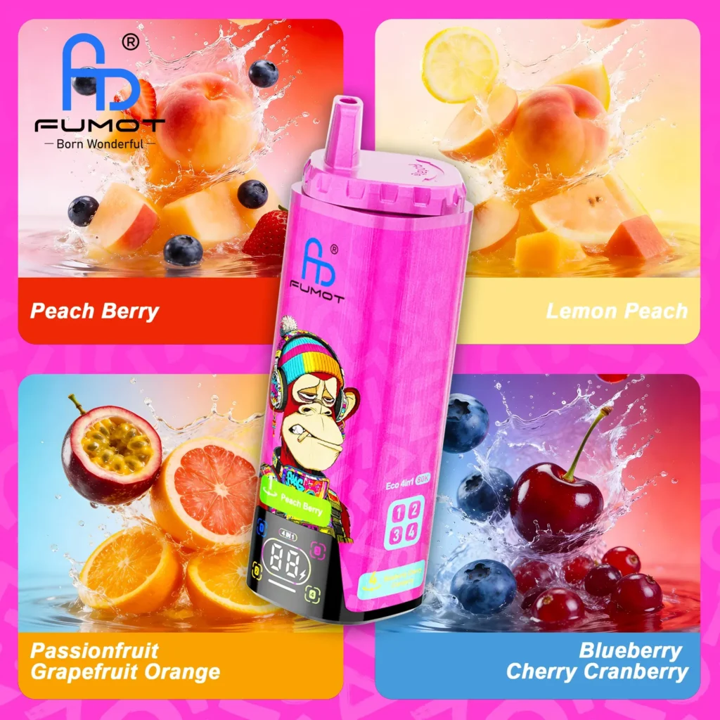 Peach Berry / Lemon Peach / Passionfruit Grapefruit Orange / Blueberry Cherry Cranberry