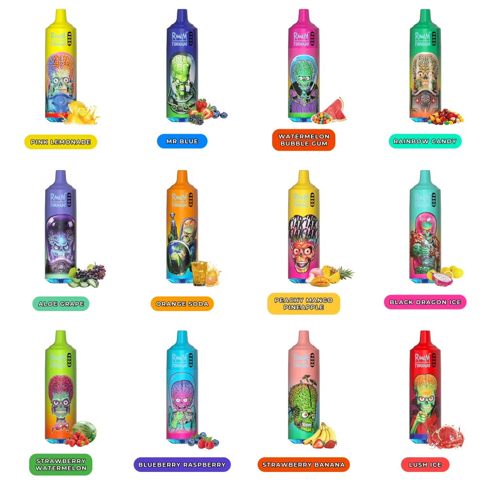 Fumot RandM Tornado 9000 Puffs - kolekcja produktu Cool Mint