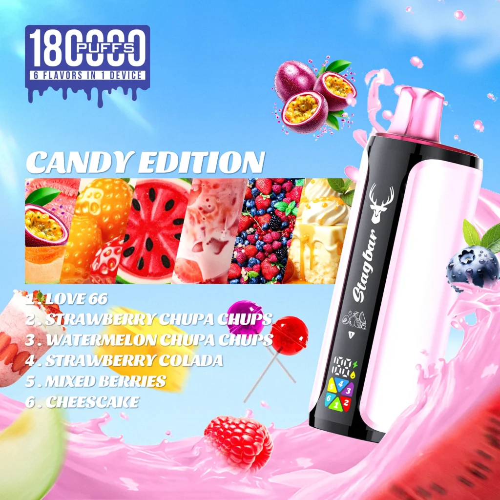 CANDY EDITION (Love 66 / Strawberry Chupa Chups / Watermelon Chupa Chups / Strawberry Colada / Mixed Berries / Cheescake)