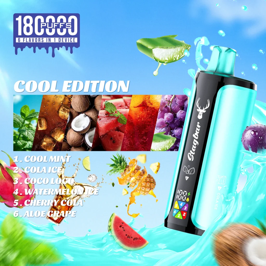 COOL EDITION (Cool Mint / Cola Ice / Coco Loco / Watermelon Ice / Cherry Cola / Aloe Grape)