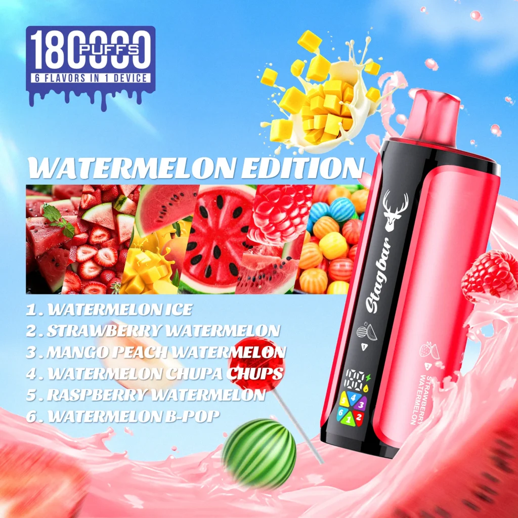 WATERMELON EDITION (Watermelon Ice / Strawberry Watermelon / Mango Peach Watermelon / Watermelon Chupa Chups / Raspberry Watermelon / Watermelon B-Pop)
