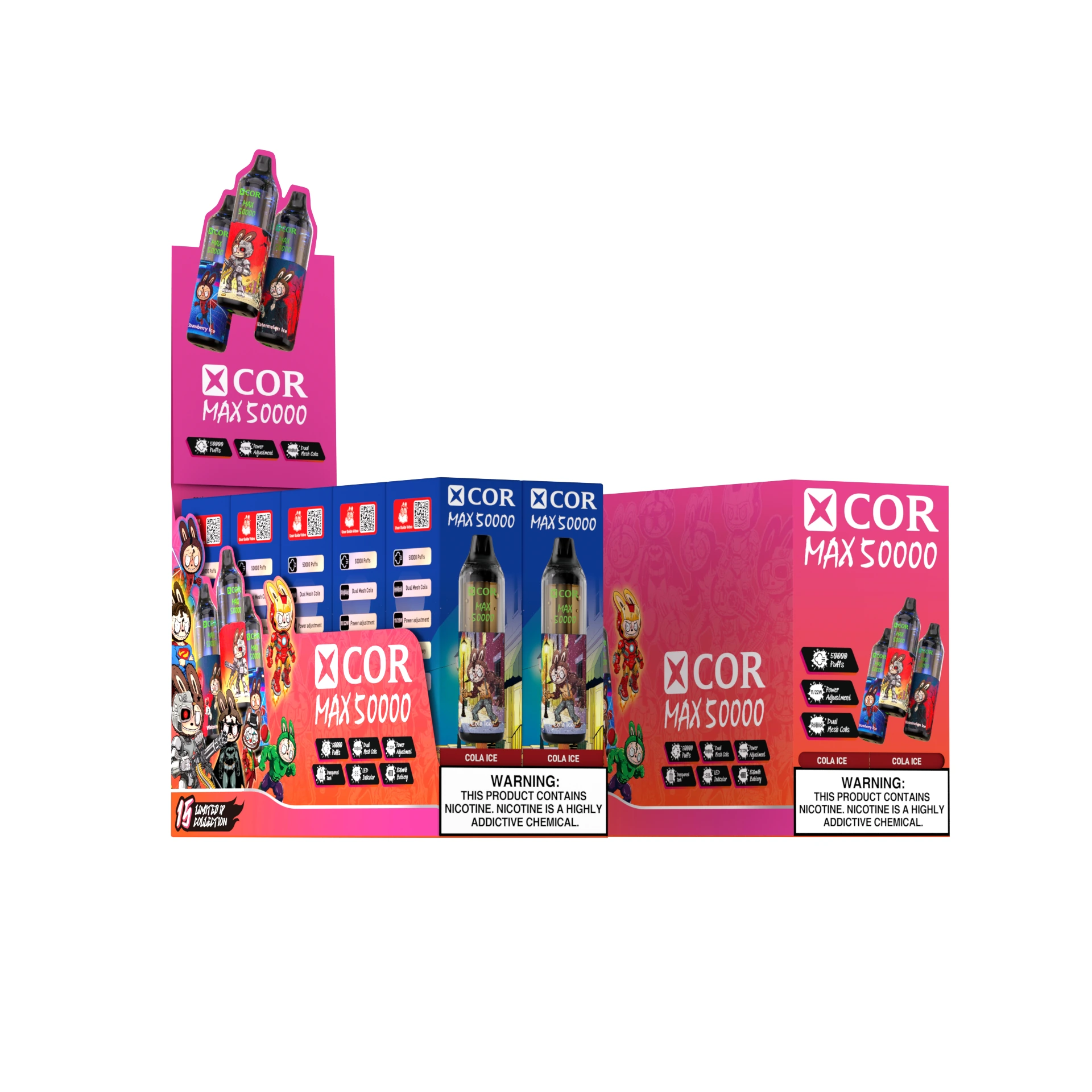 xcor max 50000 puffs