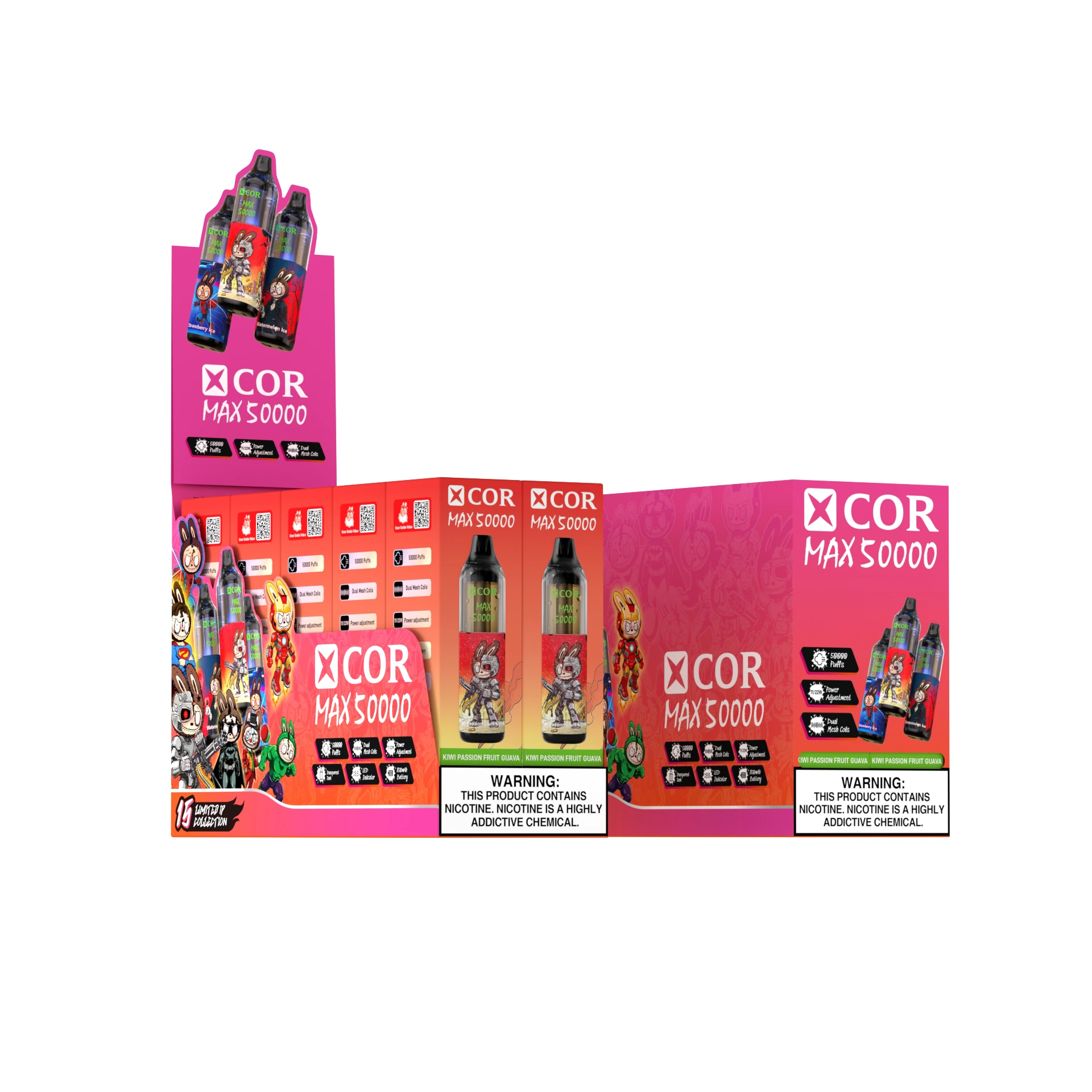 xcor max 50000 puffs