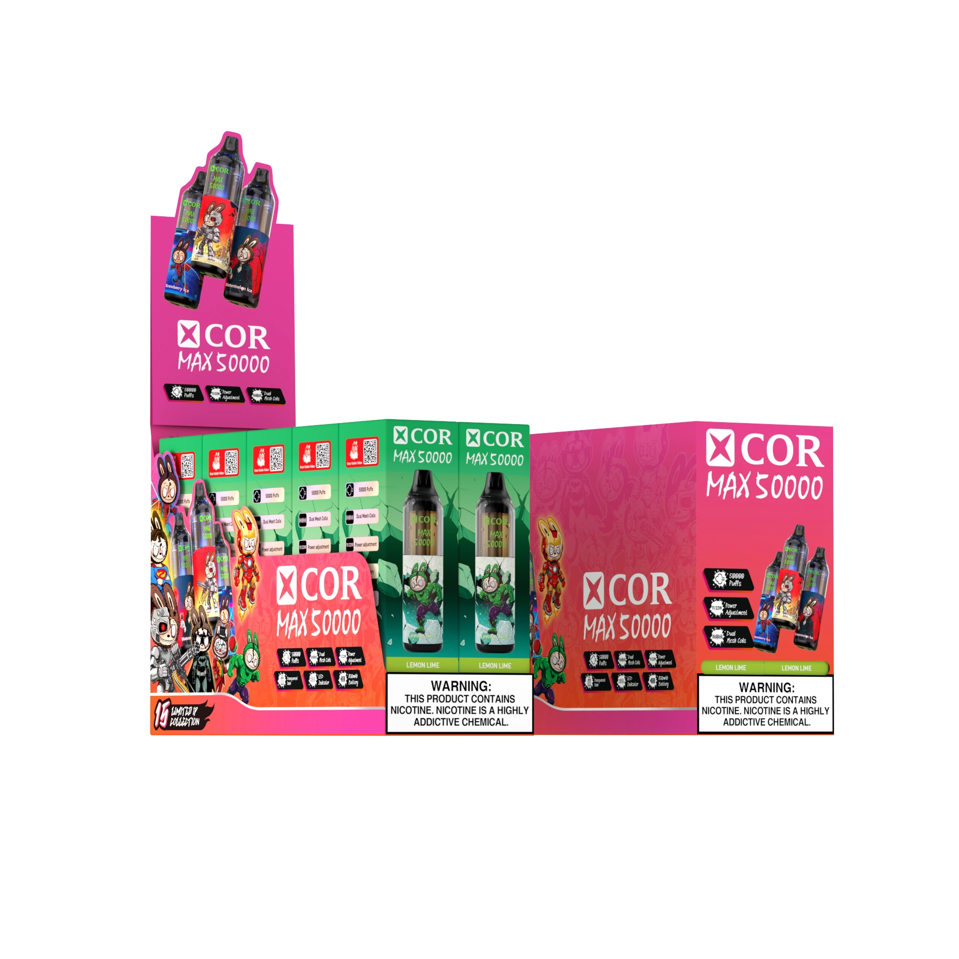 xcor max 50000 puffs