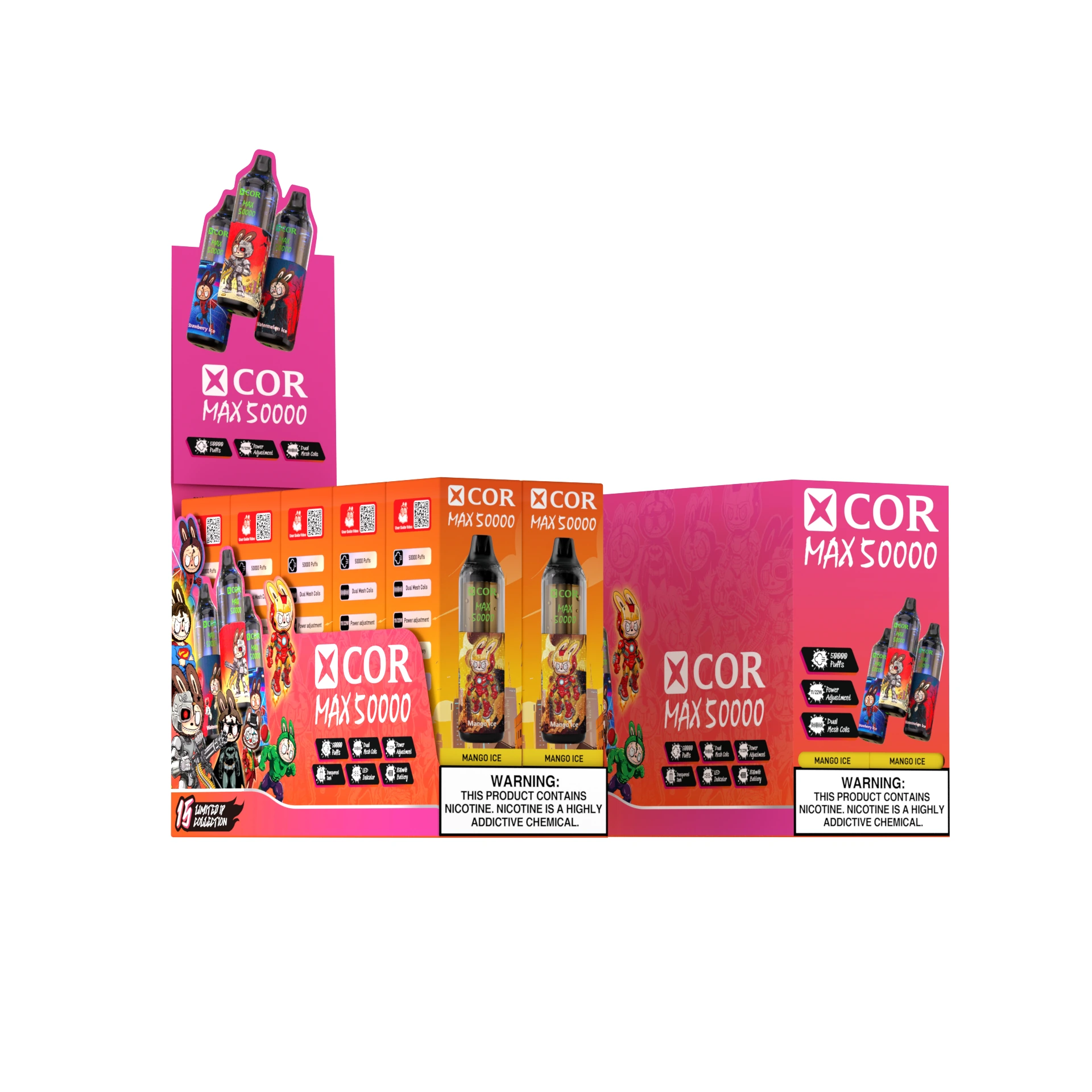 xcor max 50000 puffs